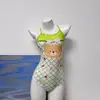 Traje de banho feminino para drop-shipping, camada única, sem bojo, maiô profissional para competição, corte triangular, decote baixo, cobertura total do quadril, para piscina