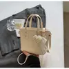 2026 Bolso Pequeño Exquisito de Moda Primavera Nueva Moda Bolso Versátil de Hombro Cruzado Popular Bolso Cubo