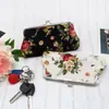Tela Damas Yiwu Cartera Larga Lona Rosa Billetera para Monedas Estampada Portátil Estudiante Estuche para Bolígrafos Listo en Stock