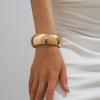 Pulseira Avançada Transfronteiriça Pulseira Nicho Personalidade Liga Oval Abertura Pulseira Ornamentos Femininos