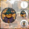 Novos Sino de Vento 3D Giratório de Halloween Transfronteiriço Decorações Penduradas de Jardim para Festas Sino de Vento Ornamento de Jardim