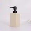 Dispensador de Jabón Líquido para Baño Estilo Europeo de Resina Botella de Loción de Resina Botella Bomba Dispensadora de Jabón Botella de Recarga de Champú