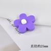Arcilla suave hecha a mano ins color infantil contraste de color parche de flor pequeña DIY joyería aretes accesorios material