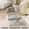 Taburete pequeño universal con ruedas taburete bajo para cambiar zapatos en casa con silla artefacto para bebé taburete con ruedas suavemente acolchado silla con respaldo