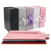 Caja plegable de una sola pieza con tapa abatible y asa, Caja de regalo, Caja de regalo plegable magnética, Caja vacía, Caja de regalo plegable