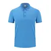 Camisa Polo de Color Sólido de Manga Corta Logo Personalizado Ropa de Trabajo Corporativa Camisa Publicitaria Actividad de Team Building Camisa Cultural Para Hombres y Mujeres Estilo Básico