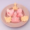 Juegos Deportivos Serie Molde para Galletas Podio Molde para Galletas Simulación 3D Antorcha DIY Soporte de Premios Galletas Impresas