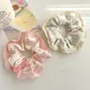 Faixa de Cabelo Infantil Doce Renda Faixa de Cabelo Meninas Grande Grande Anel de Intestino Menina Pequena Alta Elástica Bola Faixa de Cabelo