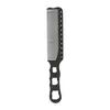 Peine de Aluminio Especial para Espacio Transfronterizo Peine de Estilismo para Hombres Dientes Finos Peine de Corte de Pelo Peine de Corte Recto para Cortar el Pelo