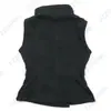Chaleco de Estilo Europeo y Americano con Cuello Alto Abotonado Ajustado para Mujer, Top de Verano sin Mangas de Color Sólido, Camiseta sin Mangas de Moda Urbana para Usar como Prenda Exterior