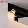 Tira de Esquina Decorativa Diagonal Iluminada de Aleación de Aluminio para Placa de Yeso de Techo Tira de Borde para Baldosa de Techo de Pared de Fondo Tira Decorativa