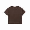 Fornecimento ao Vivo Pequena Curta Feminina Elástica Camiseta Ombro Direito Emagrecimento Visual Manga Curta Americana Slim Sexy Camiseta Base