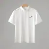 Camiseta Polo Esportiva Masculina Nova de Verão com Gola Lapela, Top Respirável Fitness Casual Masculino de Secagem Rápida com Meia Manga