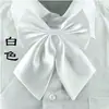 Uniforme Profesional de Color Sólido con Cuello para Stewardess de Hotel Bancario Uniforme Escolar Vestido Estilo Coreano Vestido Estilo Universitario Femenino Corbata de Lazo