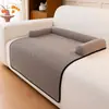 Nuevo cojín de sofá para mascotas transfronterizo, apto para todas las estaciones, alfombrilla de felpa antideslizante y resistente a los arañazos para gatos y perros, cama engrosada y cálida para gatos y perros