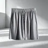 En Stock Pantalones Cortos de Seda Hielo de Secado Rápido para Hombre, Verano Delgados para Correr Fitness Holgados de Malla Aire Acondicionado