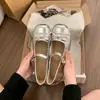 Sapatos Mary Jane Estilo Francês para Mulheres 2026 Novo Modelo com Salto Escondido de 4cm, Laço Versátil Salto Grosso Sapatilhas