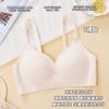 Verano 2025 Nueva Tira de Gel Soporte Suave Ropa Interior sin Costuras Expansión Externa para Mujeres Recolección de Senos Pequeños Sujetador Inalámbrico para Mujeres
