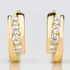 Pendientes de Alta Gama con Incrustaciones de Diamantes Transfronterizos, Pendientes Nuevos de Moda Super Brillantes, Pendientes Exquisitos Versátiles para Mujeres Que Hacen que las Caras Redondas Parezcan Más Delgadas