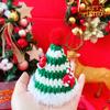 Nueva mascota Navidad lindo estrellas bola sombrero gatito sombrero de lana tejido ropa para perro accesorios regalo