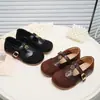 Zapatos Mary Jane Vintage para Niñas Primavera y Otoño 2026, Zapatos de Cuero Patchwork de Moda con Tacón Bajo, Zapatos Elegantes de Tacón Bajo