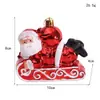 Adornos navideños de plástico, medias navideñas, muletas, colgantes, pequeños adornos para árboles de Navidad.