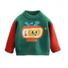 Ropa de punto de otoño e invierno para niños y niñas, prendas de punto de TV, novedades de invierno 2025, camisas básicas versátiles guapas para bebé, a la moda