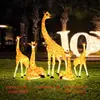 Luces de Paisaje Luminosas con Forma de Animal Moldeado, Jirafa, Alce, Ciervo, Luminarias Decorativas LED