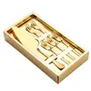 Faca e Garfo de Bolo de Aço Inoxidável, Espátula para Bolo, Conjunto de Bolos da Lua do Meio Outono, Chapéu de Vela, Combinação de Louças, Suprimentos para Festa de Aniversário