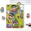 Nuevo Cuaderno de Páginas a Color A5 de la Serie Shin-Chan Cuaderno de Dibujos Animados Anime Bloc de Notas Impreso Pintado a Mano Diario