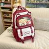 Mochila transparente estilo Ins para estudiantes de secundaria, bonita y de gran capacidad para ordenador, moderna para estudiantes de secundaria.