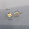 Tapones de Silicona de 18K con Broches de Plata para Oreja, Tachuelas Antideslizantes, Broches Anticaída, Broches Fijos Dorados para Tapones de Oreja
