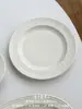 Anmu Liangpin Exportações Cerâmica Estilo Coreano Estilo Ins Renda Textura Fosca Louça, Copos de Água, Tigelas para Lanches e Pratos