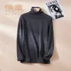 Reclutamiento de Agentes Mayoristas para Ropa Interior Térmica de Seda Xuhuang con Cuello Medio-Alto para Mujer, Tops y Camisetas Base de Otoño Engrosados y Forrados de Polar Hechos de Seda de Morera