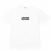 Camiseta de Algodón Puro de Estilo Europeo Transfronterizo, Tendencia Original 24Ss, Camiseta de Manga Corta con Estampado de Letras y Pintura en Spray Graffiti