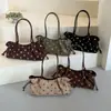Bolsa Retro de Bolinhas de Um Ombro para Mulheres 2026 Novo Modelo Grande Capacidade Versátil Bolsa de Compras Moda para o Dia a Dia Bolsa de Mão Bolsa de Axila