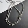 Moda Nuevo Colgante de Repuesto para Bolso con Cuentas Chapado en Cristal Colgante de Cadena Cruzada para Teléfono Móvil Llavero Cadena Colgante Anti-Pérdida