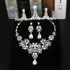 Nueva Corona de Novia Coreana Tocado Accesorios para el Cabello Traje Accesorios de Boda Accesorios de Boda Cadena de Pedrería Collar Corona para el Cabello