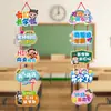 Temporada de Regreso a Clases Colgante Decorativo para Puerta Cadena Escuela Jardín de Infancia Salón de Clases Ceremonia de Apertura Ambiente Escena Diseño Colgante