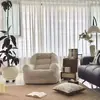 Sofá Preguiçoso para Apartamentos Pequenos, Poltrona Sofá para Sala de Estar, Quarto, Varanda, Assento Único Estilo Francês, Tatami, Estilo Casual Moderno