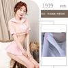 Amor Uniforme Sexy Femenino Junior Lindo Traje Lazo Abertura Uniforme Tentación Coqueteo Juego de Roles