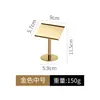 Soporte de Menú de Acero Inoxidable Placa de Número de Mesa Soporte de Exhibición para Restaurante Soporte de Menú para Buffet Soporte de Tarjeta de Mesa Letrero de Precio de Plato para Cocina Abierta