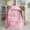 Mochila Estética Dopamine Milk Fufu de Alto Valor para Meninas, Estilo Coreano Simples para Alunos do Ensino Fundamental e Médio, Mochila Compacta para Estudantes Universitários para a Aula