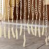 Cortina Pendurada Criativa de Palha Tecida Divisória Cortina de Porta Cortina Pendurada Feita à Mão Produto Acabado Corda de Papel Cortina Decorativa Ecológica Cortina de Porta de Corda de Papel