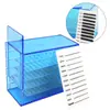 Caja de Almacenamiento de Extensiones de Pestañas Acrílica de 5 Capas, Caja de Almacenamiento con Forma de Flor de Camelia, Caja de Almacenamiento de Escritorio para Extensiones de Pestañas Individuales