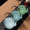 Tetera celadón Longquan tetera individual gran capacidad juego de té kung fu tetera cerámica tetera de haz con filtro