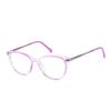 Nuevas gafas anti-luz azul para niños, montura sencilla, para hombres y mujeres, montura redonda transparente, espejo plano JH2023-30