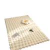 Alfombra de Peluche Conejo Burbuja Alfombra de Mesita de Noche Estilo Crema Dormitorio Calidez Otoño/Invierno Sensación de Lujo Ligero Venta Directa de Fábrica Dropshipping