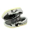 Nuevos Zapatos de Baloncesto Aj1 Negros y Grises Puros Originales Cómodos Antideslizantes Resistentes al Desgaste de Caña Baja Deportivos Aj1 Zapatos para Hombre