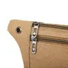 Chegada Nova Bolsa de Cintura em Lona Masculina e Feminina Ajuste Esportes ao Ar Livre Multiuso Carteira Transversal Passeio Corrida Bolsa de Cintura em Lona